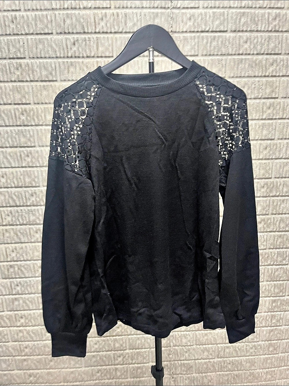 Black Long Sleeve Top